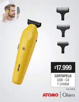 Atomo Conviene Atomomo cortapelo usb - c4 oferta