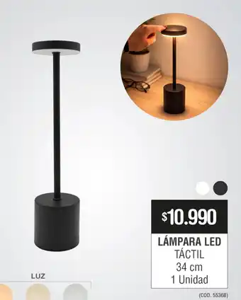 Atomo lámpara led táctil