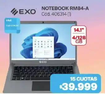 Naldo Lombardi EXO NOTEBOOK RM84-A oferta