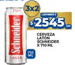 Supermercados DIA Schneider cerveza lata oferta