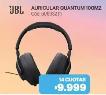 Naldo Lombardi JBL AURICULAR QUANTUM 100M2 oferta