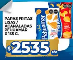 Supermercados DIA Pehuamar papas fritas lisas / acanaladas oferta