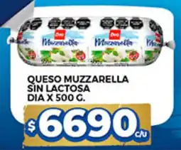 Supermercados DIA Dia muzzarella oferta