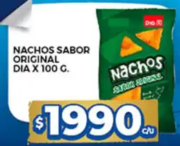 Supermercados DIA Dia nachos sabor original oferta