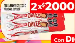 Supermercados DIA Oblea mantecol oferta