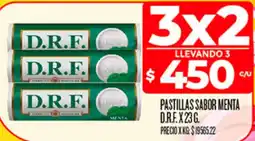 Supermercados DIA D.r.f. pastillas sabor menta oferta