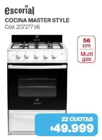 Naldo Lombardi Escorial cocina master style oferta