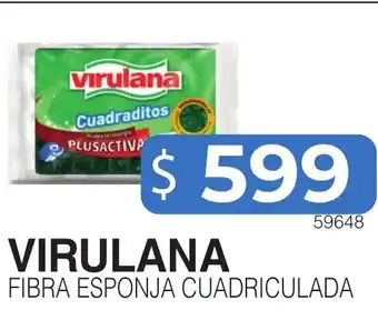 Masivos VIRULANA FIBRA ESPONJA CUADRICULADA oferta
