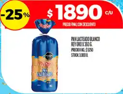 Supermercados DIA Rey oro pan lacteado oferta