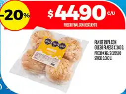 Supermercados DIA Paness pan de papa con queso oferta
