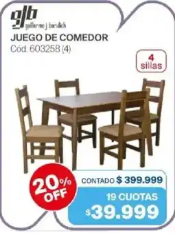 Naldo Lombardi Guillermo j. barulich juego de comedor oferta