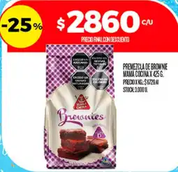 Supermercados DIA Mama cocina brownies oferta