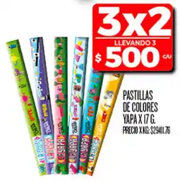 Supermercados DIA La yapa pastillas de colores oferta