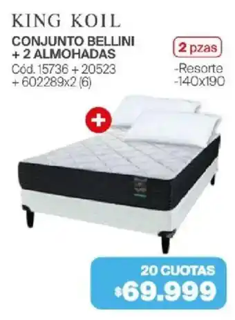 Naldo Lombardi KING KOIL CONJUNTO BELLINI oferta