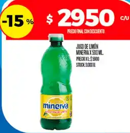 Supermercados DIA Minerva jugo de limón oferta