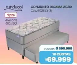 Naldo Lombardi Inducol conjunto bicama agra oferta