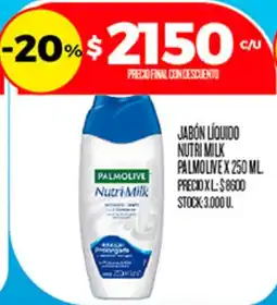 Supermercados DIA Palmolive jabón líquido nutri milk oferta