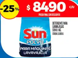 Supermercados DIA Sun detergente para lavavajillas polvo oferta