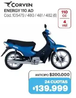 Naldo Lombardi Corven energy 110 ad oferta