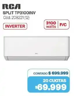 Naldo Lombardi Rca split TP3100INV oferta