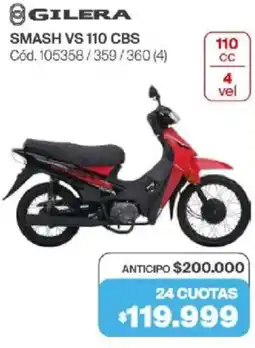 Naldo Lombardi Gilera smash vs 110 cbs oferta