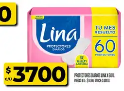 Supermercados DIA Lina protectores diarios oferta