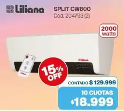 Naldo Lombardi Liliana split CW800 oferta