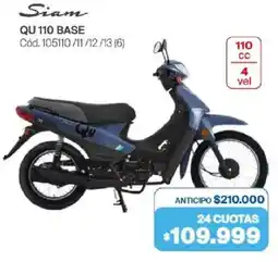 Naldo Lombardi Siam QU 110 base oferta