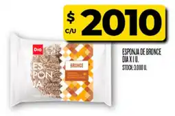 Supermercados DIA Dia esponja bronce oferta