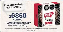 Supermercados Vea Paty - hamburguesas oferta