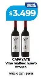 Supermayorista Vital Cafayate - vino malbec nuevo oferta