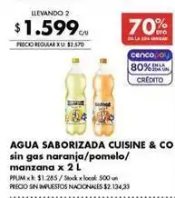 Disco X$ - agua saborizada oferta