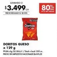 Disco Doritos - queso oferta