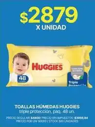 Supermercados Vea Huggies - toallas húmedas oferta