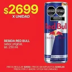 Supermercados Vea Red bull - bebida oferta