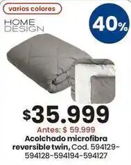 Coto Acolchado microfibra reversible twin, cod. 594129-594128-594194-594127 oferta