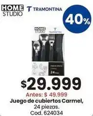 Coto Tramontina - juego de cubiertos carmel, 24 piezas. cod. 624034 oferta