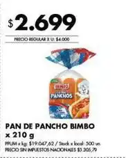 Disco Bimbo - pan de pancho oferta