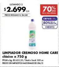 Disco X$ - limpiador cremoso oferta