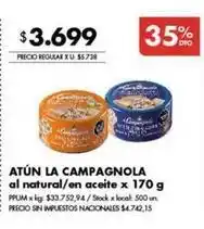 Disco La campagnola - atún oferta