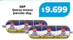 Supermayorista Vital S&p - queso mozza porción oferta