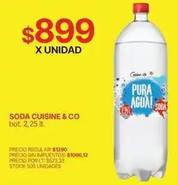 Supermercados Vea X$ - soda oferta