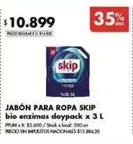 Disco Skip - jabón para ropa oferta