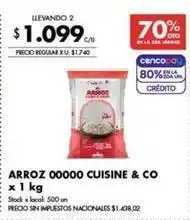 Disco X$ - arroz cuisine & co oferta