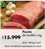 Disco X$ - peceto de novillito oferta