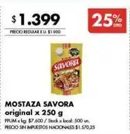 Disco X$ - mostaza original oferta