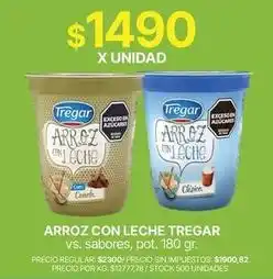 Supermercados Vea Tregar - arroz con leche oferta