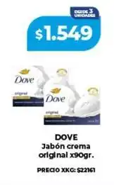 Supermayorista Vital Dove - jabón crema original oferta