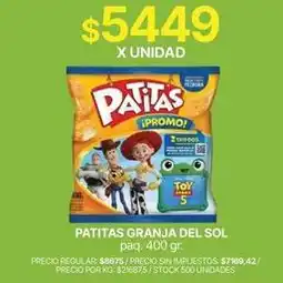 Supermercados Vea Patitas - patitas granja del sol oferta