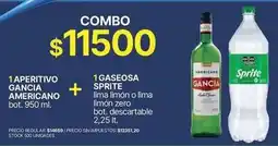 Supermercados Vea Sprite - aperitivo americano + gaseosa sprite oferta